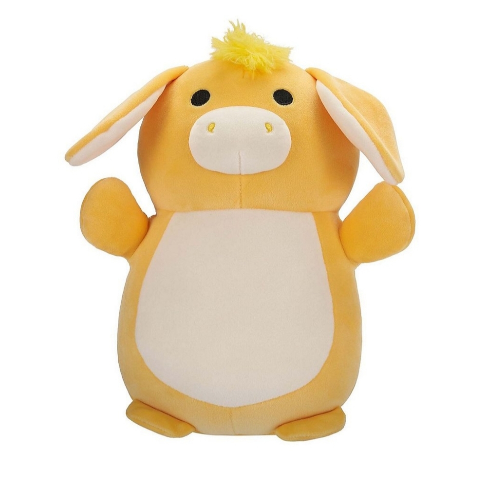 Squishmallows Gavyn The Yellow Donkey Plush 10in Hugmees NWT
